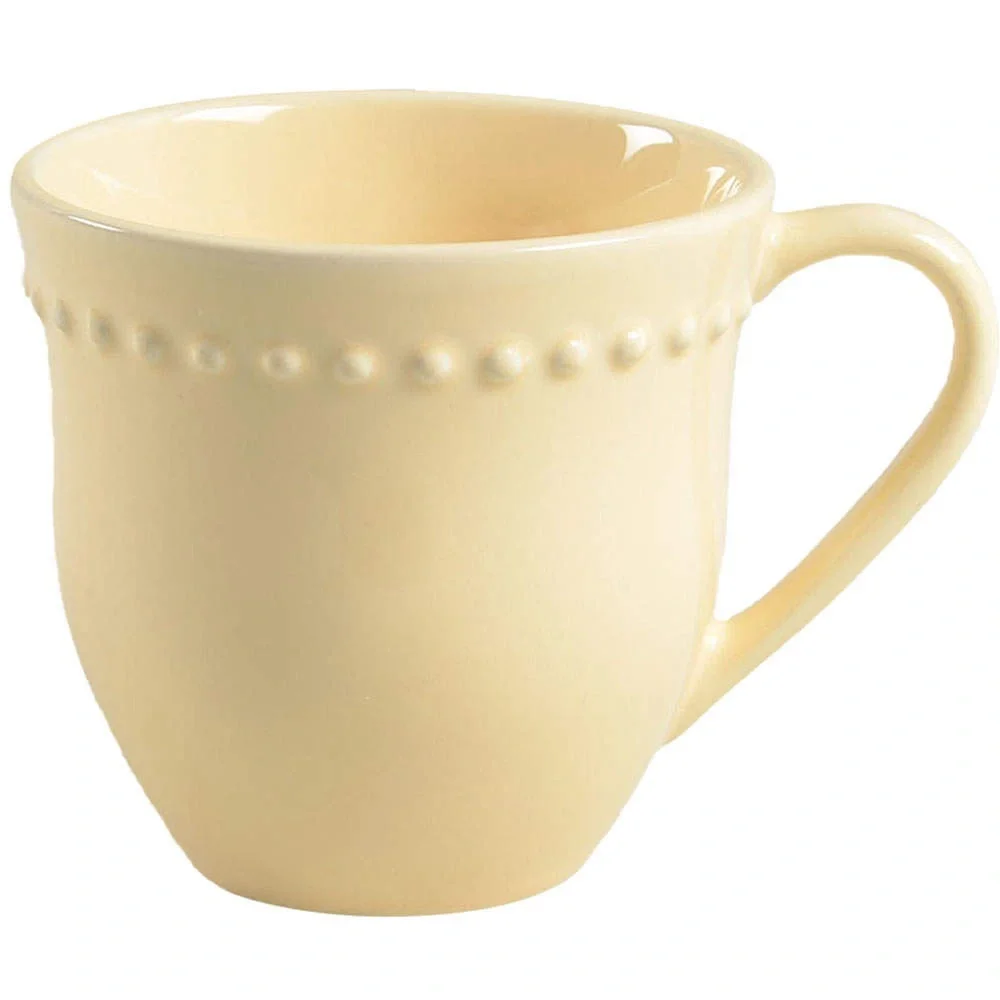Emma Yellow by POTTERY BARN CHINA Coffee Tea Mug